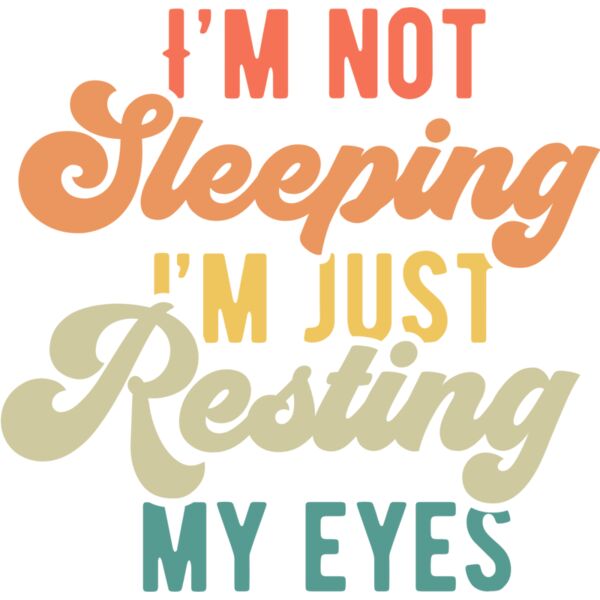Im not sleeping SVG Thumbnail